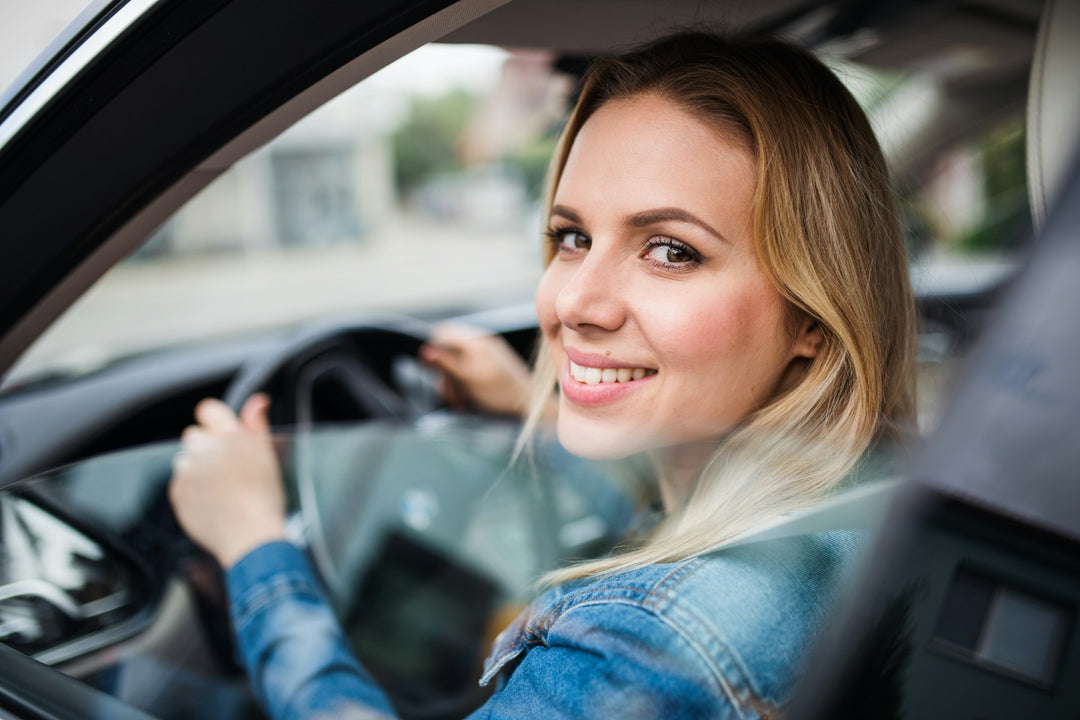 woman driving