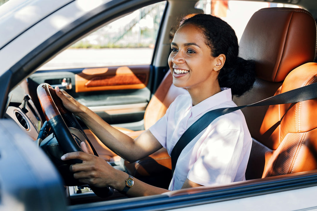 woman driving