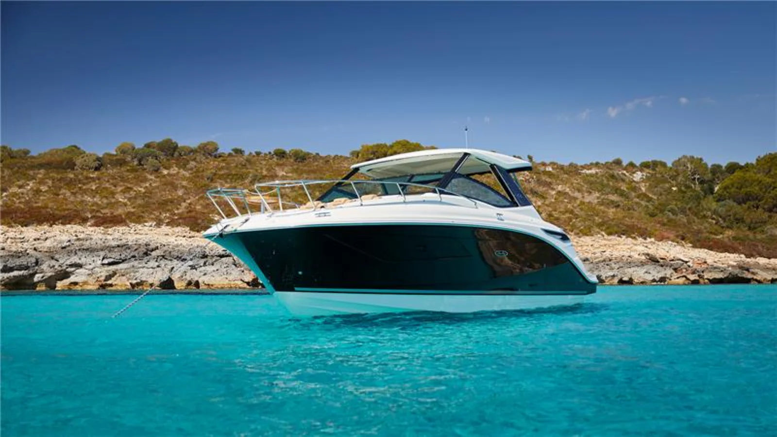 Sea Ray Boat with Sound Deadening