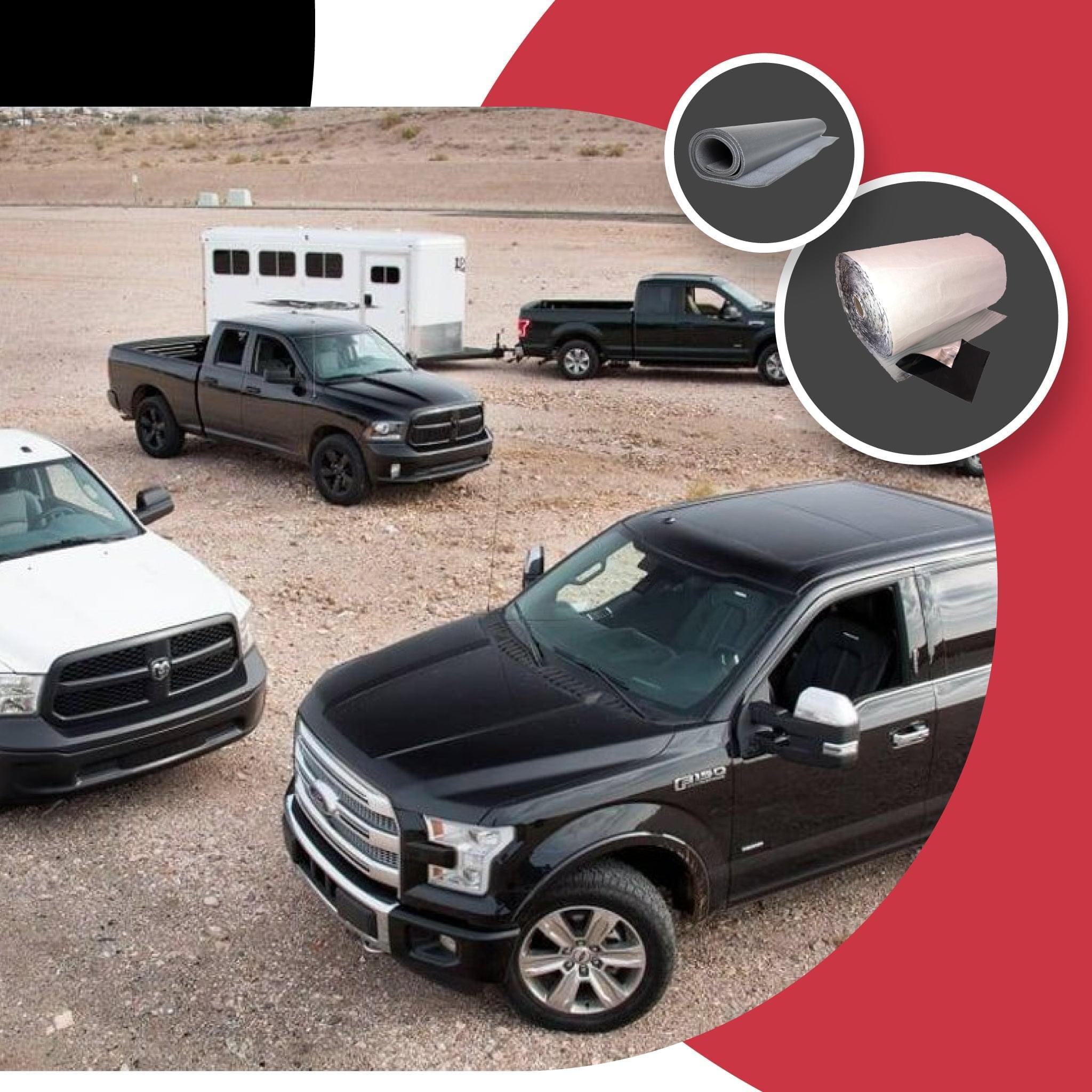 Full Size Pick up Truck Sound Deadening - B-Quiet