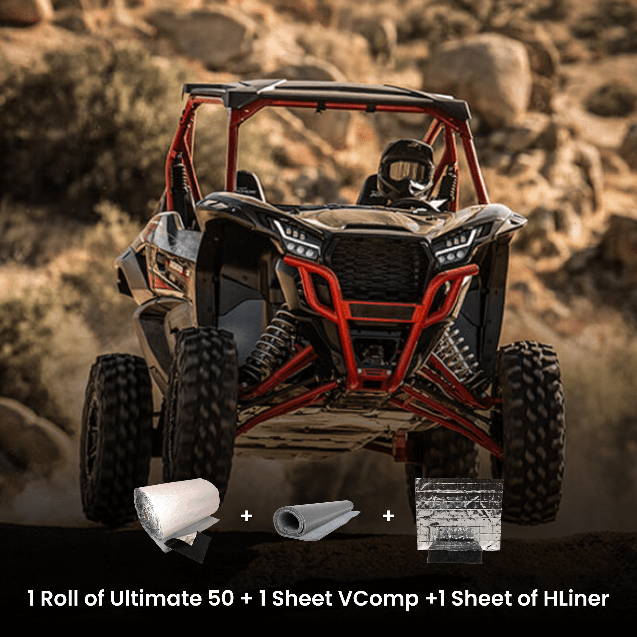 Side By Side Sound Deadening Package - B-Quiet